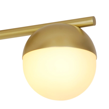 Lampa sufitowa Contina – mosiężna + 3 klosze szklane NO2512096035 - Nordlux